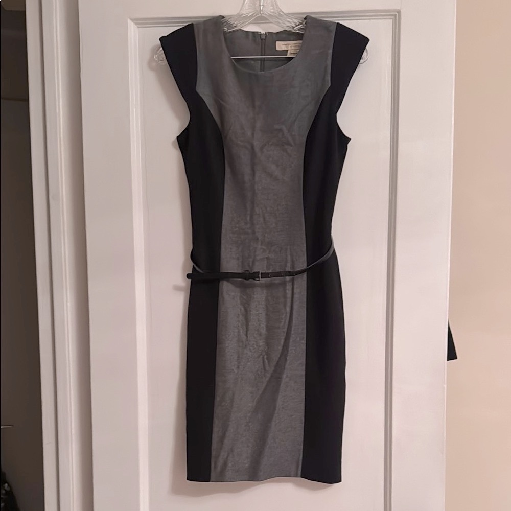 French Connection - Wool Black and Gray Dress - size 6